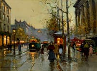 Flower Market at the Madeleine