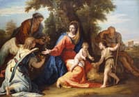 The Holy Family with Saint Elizabeth, Saint John the Baptist and an Angel