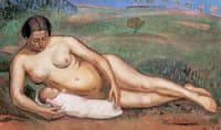 Female Nude with Her Child