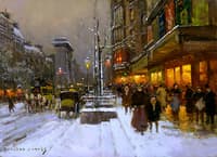 Porte St. Denis in Winter