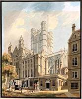 Bath Abbey from the North-East