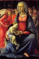 Madonna and Child with Five Angels
