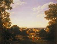 Brazilian Landscape with Native Figures