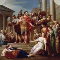 Marcus Aurelius Distributing Bread to the People