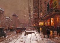 Porte St. Denis in Winter