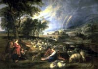 Landscape with Rainbow