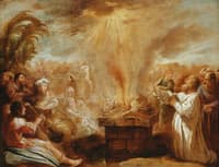 The Sacrifice of Elijah Before the Priests of Baal