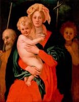 Madonna and Child with Saint Joseph and John the Baptist