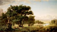 Indian Encampment along the Snake River