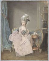 Lady Drinking Tea
