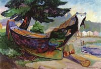 Indian War Canoe, Alert Bay
