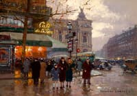 L'Opera and the Cafe de la Paix