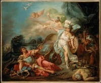 The Combat of Mars and Minerva (study)