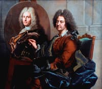 Self Portrait Painting the Portrait of François de Castagney