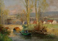 Pêcheur à Biercy-sur-Morin (Seine-et-Marne)
