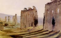 Roman Aqueduct with Shadows