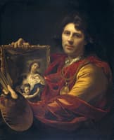 Self Portrait with the Portrait of His Wife and Their Daughter