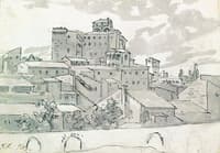 View of Rome with the Senatorial Palaces and the Pyramid of Cestius