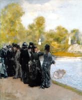 Pond in the Luxembourg Gardens