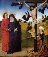Christ on the Cross with Mary, Saint John and Mary Magdalen
