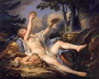 Reclining Bacchante Playing the Cymbals