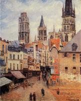 Rue de l'Eppicerie, Rouen: Morning, Grey Weather