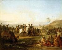 Napoleon Visting the Fountains of Moses
