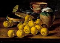 Still Life with Limes, Box Jelly, Butterfly and Containers