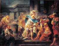 Alexander Cutting the Godian Knot
