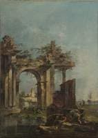 A Caprice with Ruins on the Seashore
