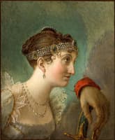 Study for ''the Coronation of Napoleon'', Head of Josephine