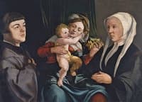 Madonna of the Daffodils with the Child and Donors