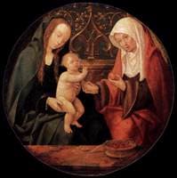 Virgin and Child with St Anne