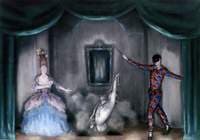 Columbine, Pierrot and Harlequin