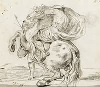 Horseman and Soldier, after Mola