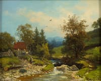 Landscape with Watermill
