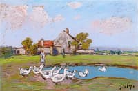 Goose Girl at Sablons