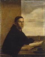 Giovane Monaco allo Scrittoio