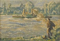 Landscape with Angler