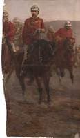 After the Battle:  Arrival of Lord Wolseley and Staff at the Bridge of Tel-el-Kabir
