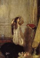 A Girl with a Parrot