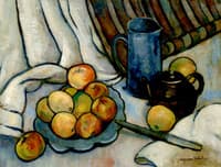 Apples, Pitcher and Teapot