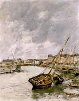 Trouville, the Port, Low Tide