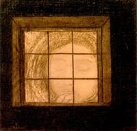 Face behind a Window