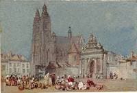 Tours, The Cathedral from the Place de l'Archevêché