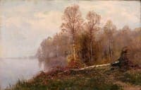 Mist. By the Lake