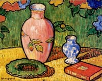 Still Life: Yellow, Pink, and Green