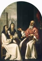 Saint Jerome with Saint Paula and Saint Eustochium