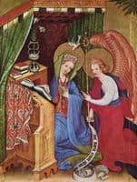 Passion Altar (left wing) ~ Annunciation