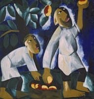 Peasants Picking Apples